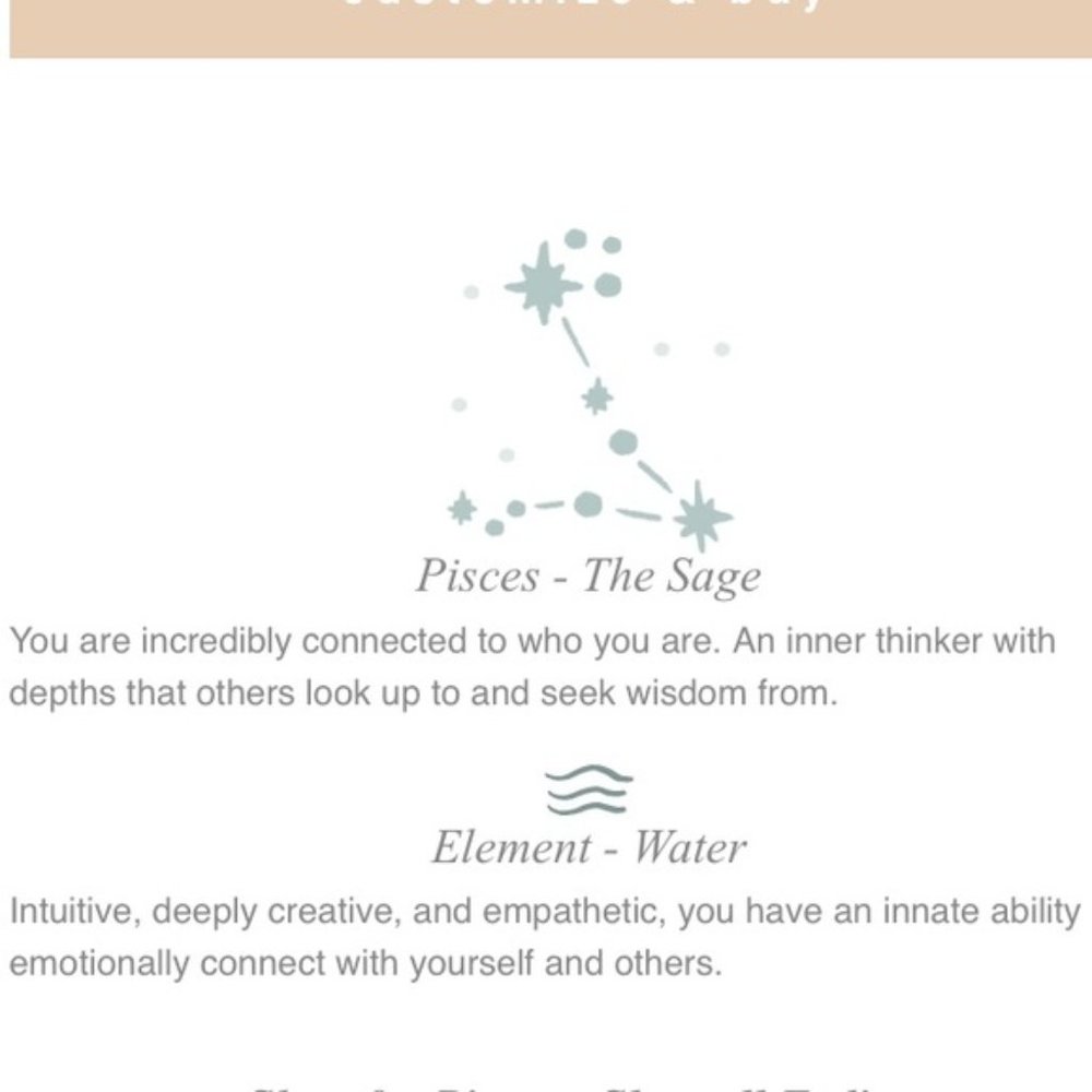 Pisces Bohemian Zodiac Minimalist Charm Necklace - Picture 6 of 13